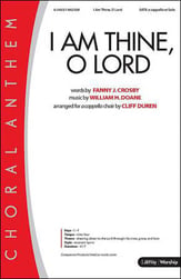 I Am Thine, O Lord SATB choral sheet music cover